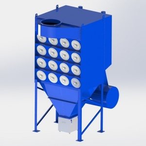 常德橫裝（斜插式）濾筒除塵器